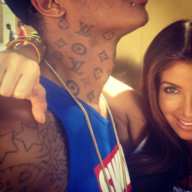 Amber Rose & Jasmine Sanders Pose In Their Bikinis On The Set Of