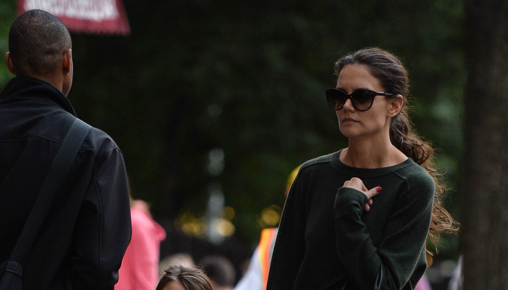 Katie Holmes and Suri Cruise seen walking in Chelsea