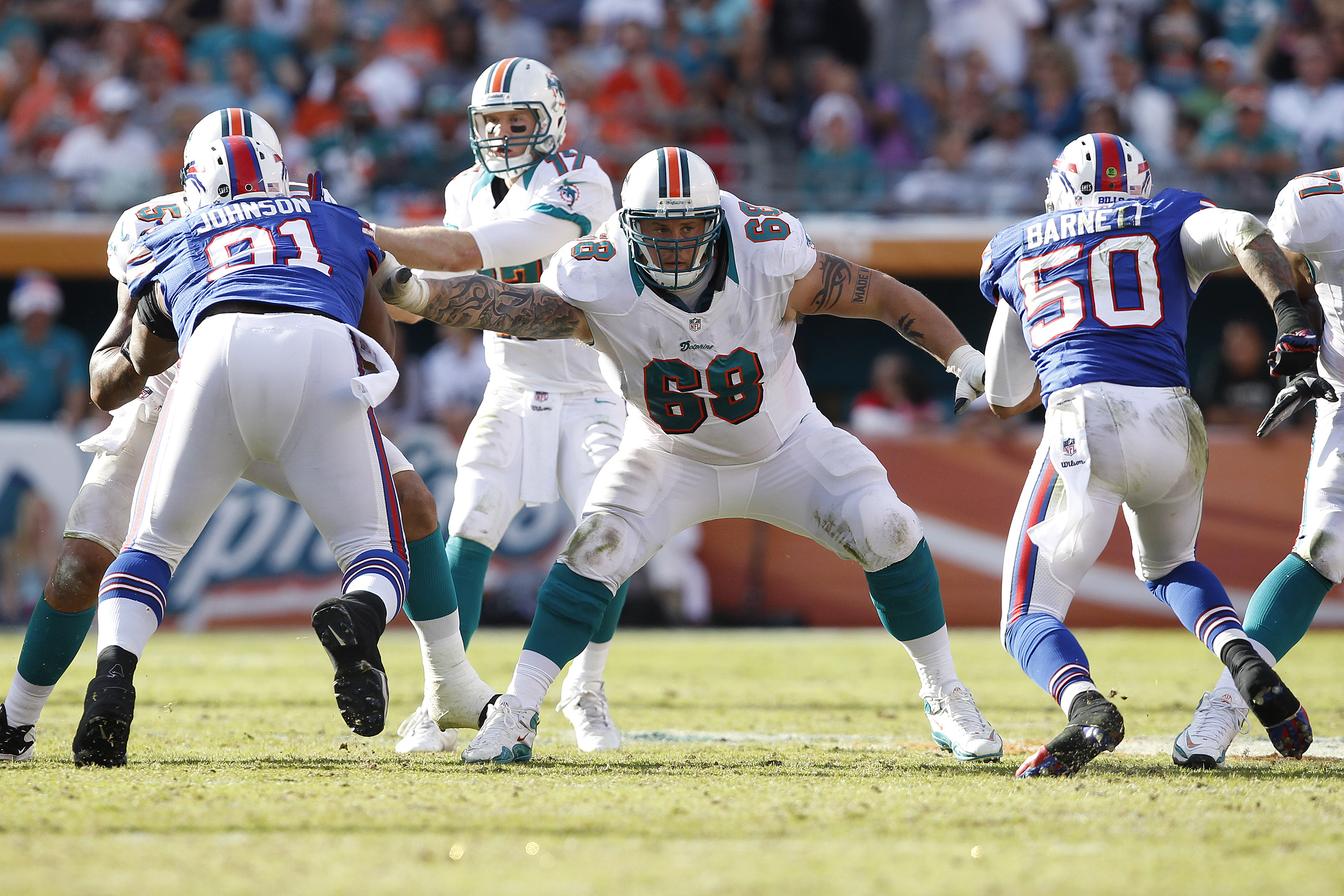 Richie Incognito Buffalo Bills v Miami Dolphins