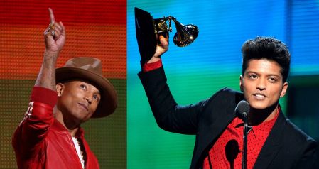 Pharrell and Bruno Mars
