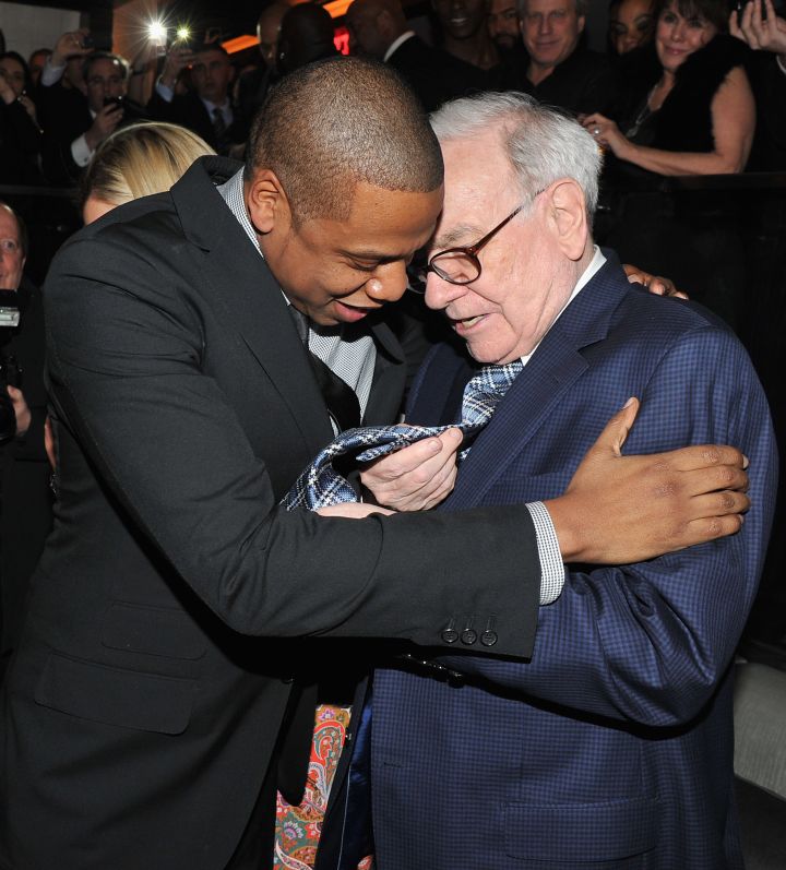Jay Z and Warren Buffet