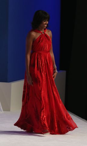 Michelle Obama’s Second Inaugural Gown Exhibition (PHOTOS) | Global Grind