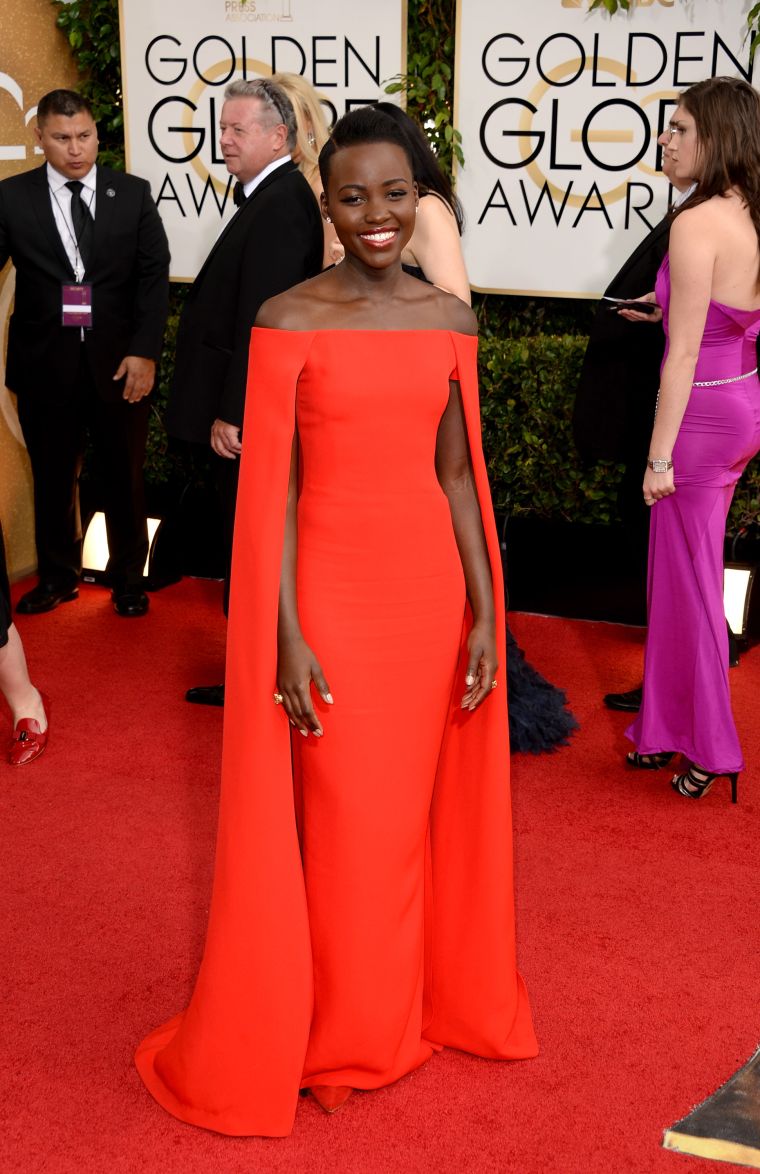 Lupita in Ralph Lauren.