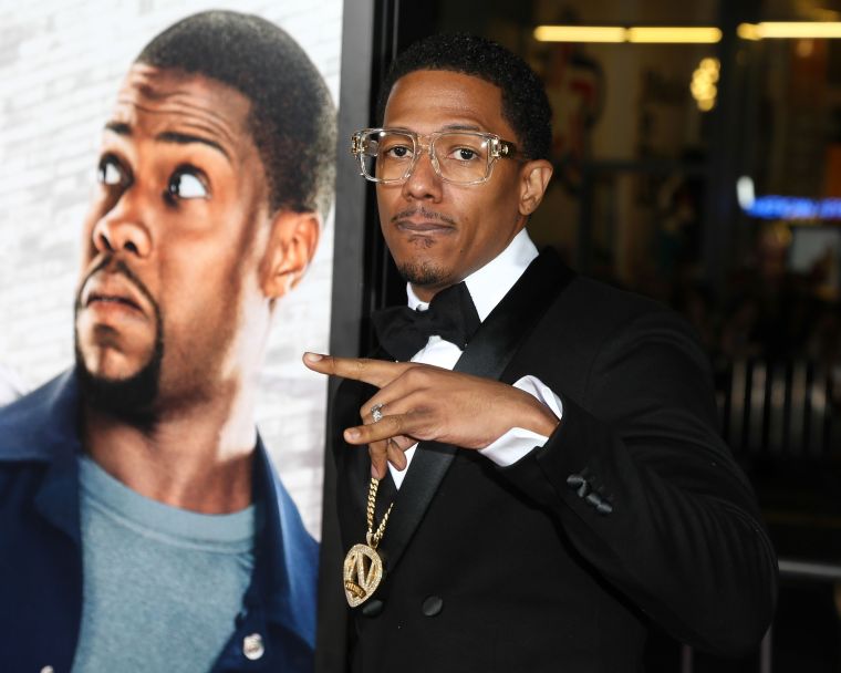 Nick Cannon shows out on his suit and tie ish at the L.A. premiere of “Ride Along.”