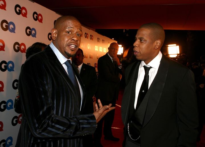 Forest Whitaker and Jay Z at the 2006 GQ Men of Year Awards