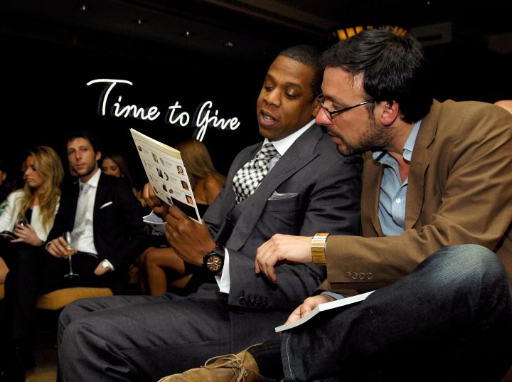 Jay Z at the Audemars Piguet And The Tony Awards’ “Time To Give” Auction.