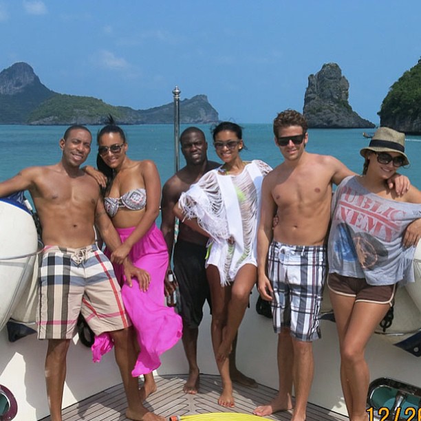 Luda gets fly while enjoying some downtime with his girl and longtime friends.