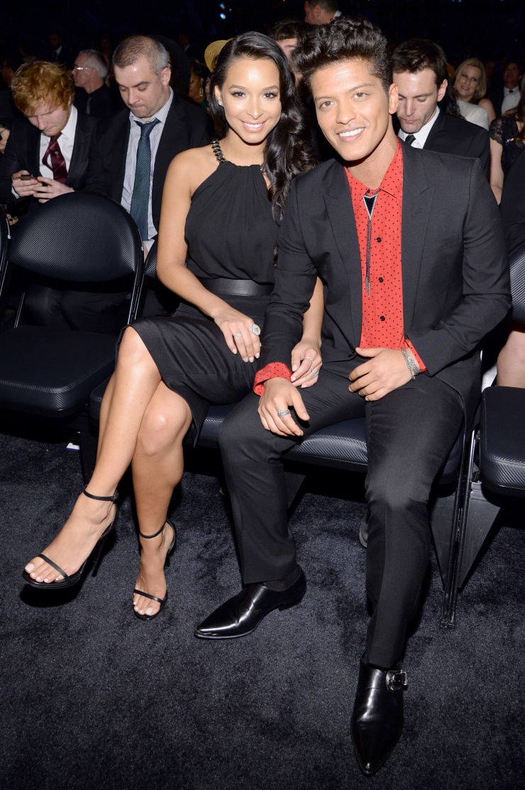 Bruno Mars and Jessica Caban