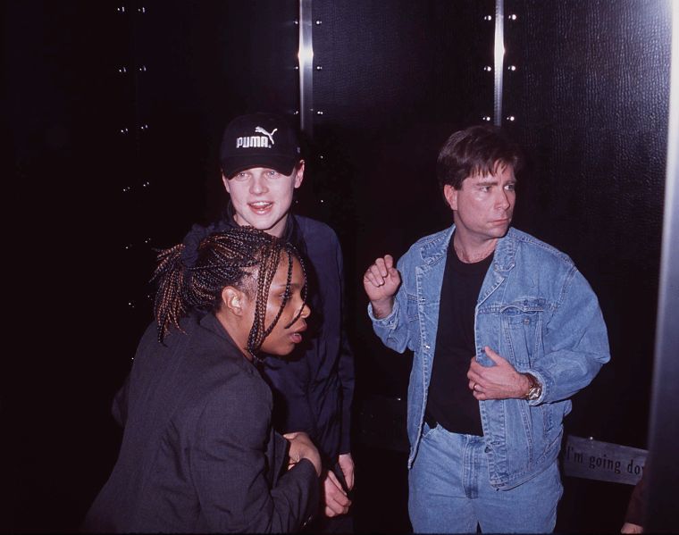 Leo started partying at an early age, seen here attending the opening of Studio 54.