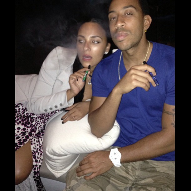 Eudoxie and Ludacris were on cloud 9 for Memorial Day Weekend.