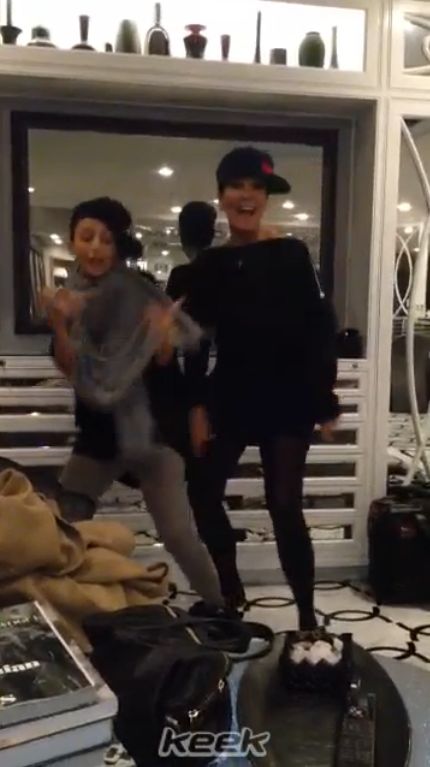 The time she rocked a fitted cap to the side and did it for the Keek.