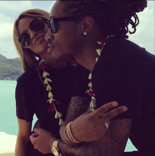 Future and Ciara keep it cool while vacationing.