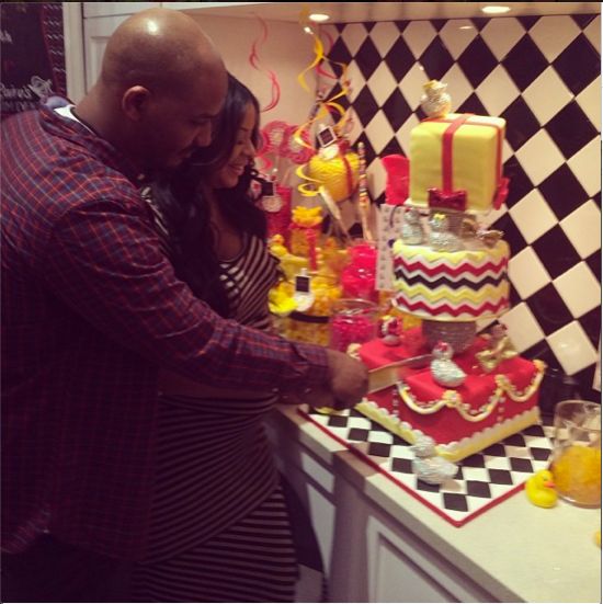 Vanessa Simmons and Mike Wayans’ baby shower.