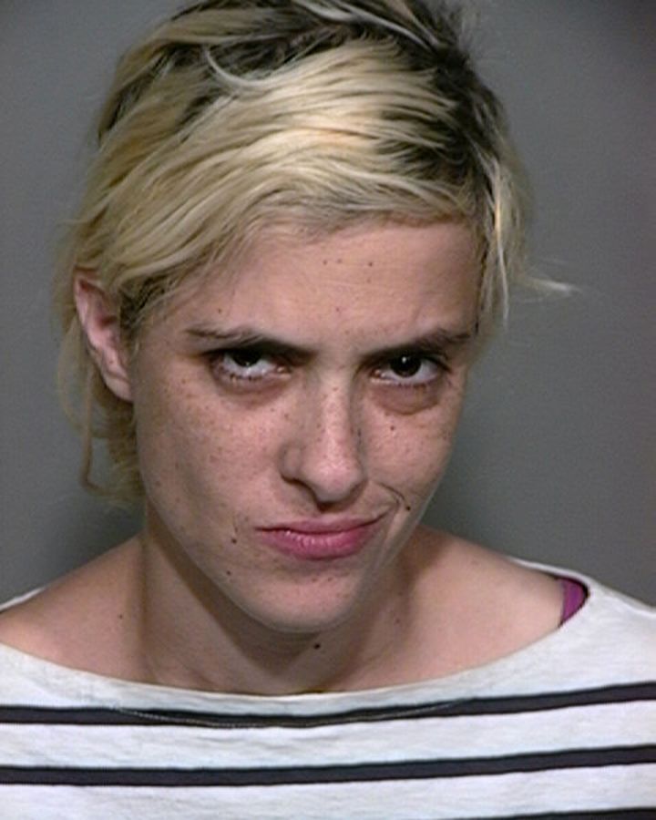 Samantha Ronson strikes a sassy pose after being arrested for drunk driving in 2011.