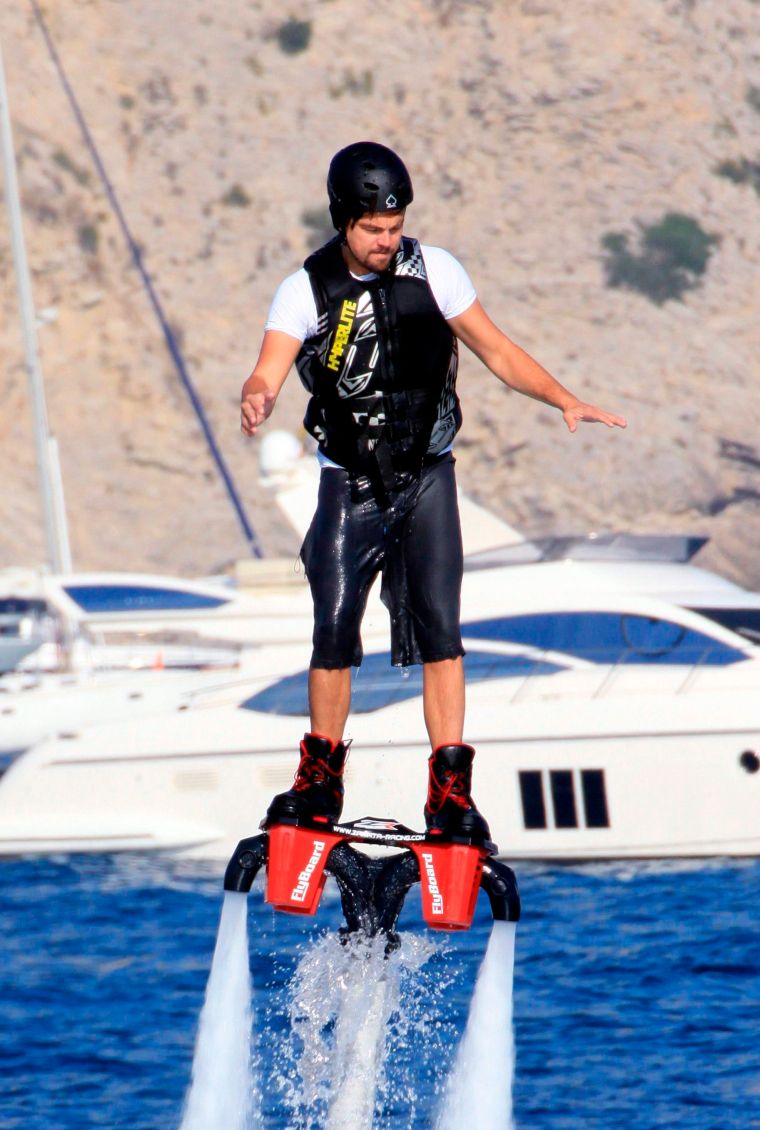 No one else can make water jet packing look as good as Leo does.