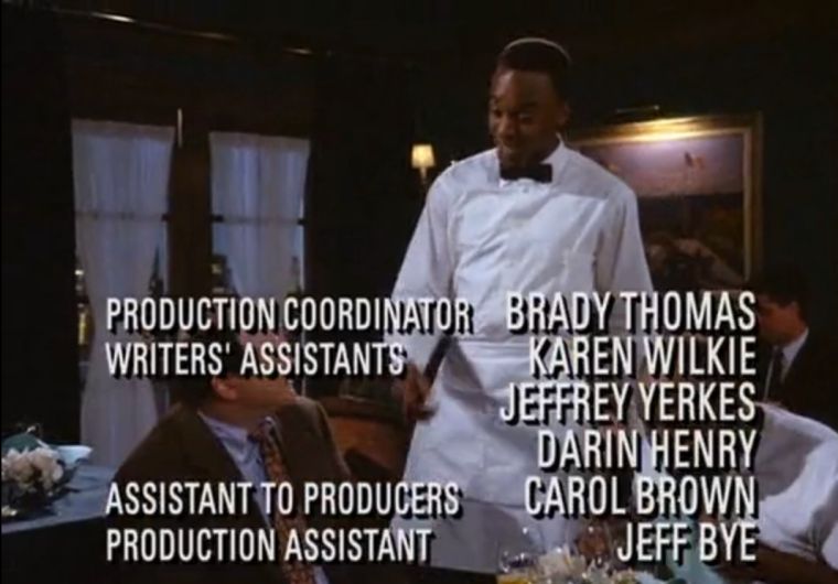 Waiter who thinks Mr. Morgan looks like Sugar Ray Leonard “The Diplomat’s Club” (1995)