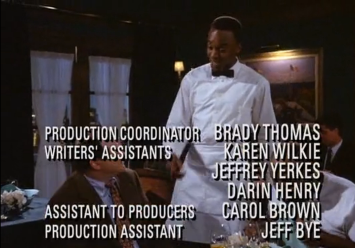 Waiter who thinks Mr. Morgan looks like Sugar Ray Leonard “The Diplomat’s Club” (1995)