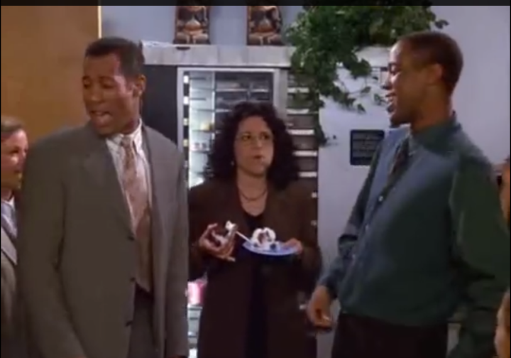 The two Walters who work in Elaine’s office in “The Frogger” (1998)