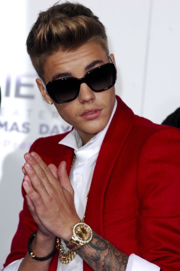 Justin’s Gangsta Pose.