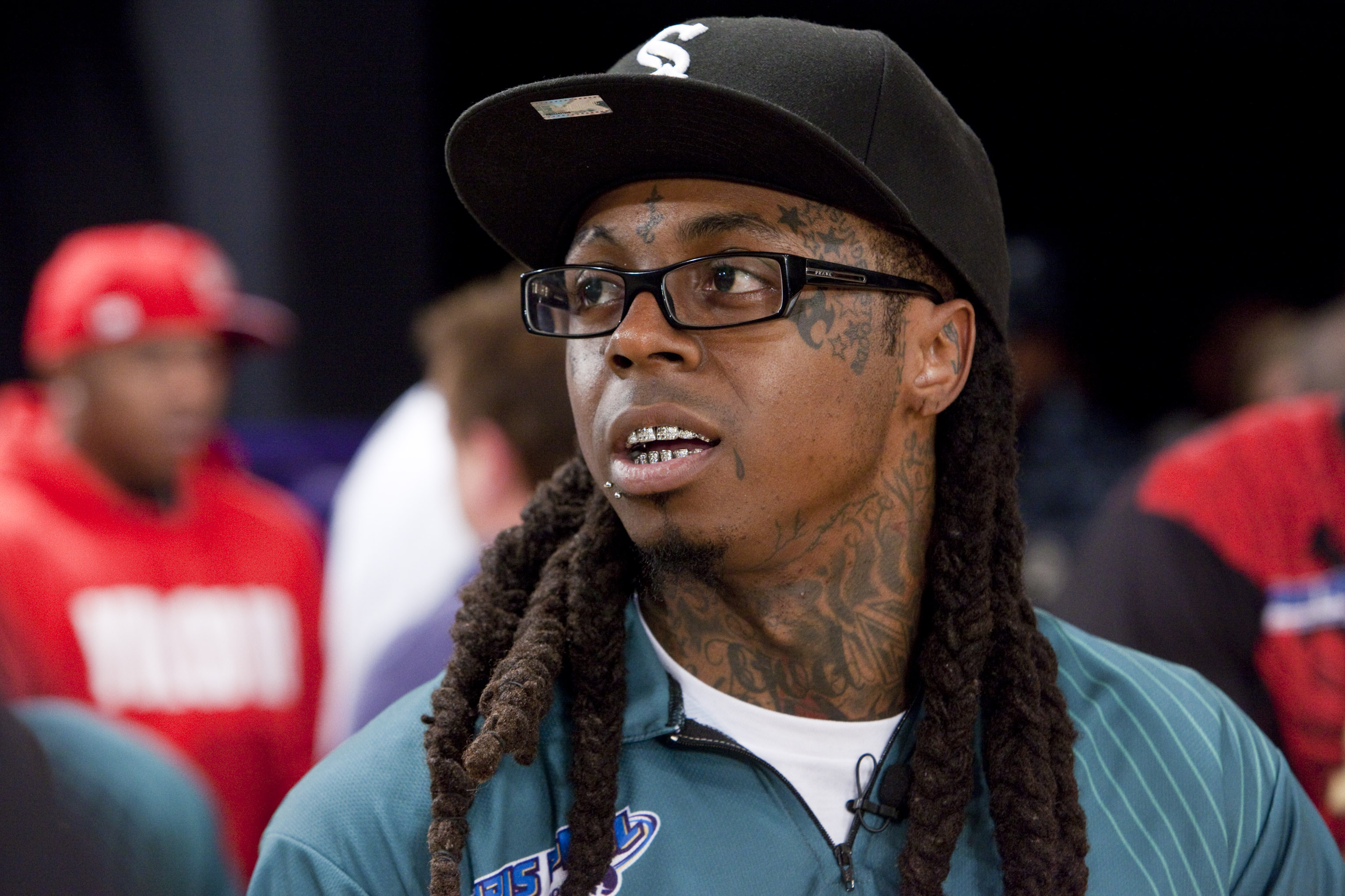 lil wayne glasses hat dreads chris paul bowling invitational