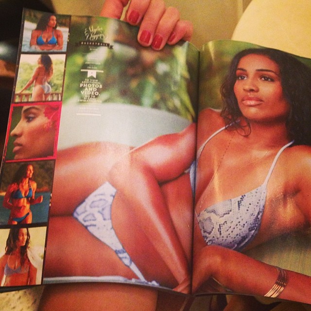 She has the perfect body.