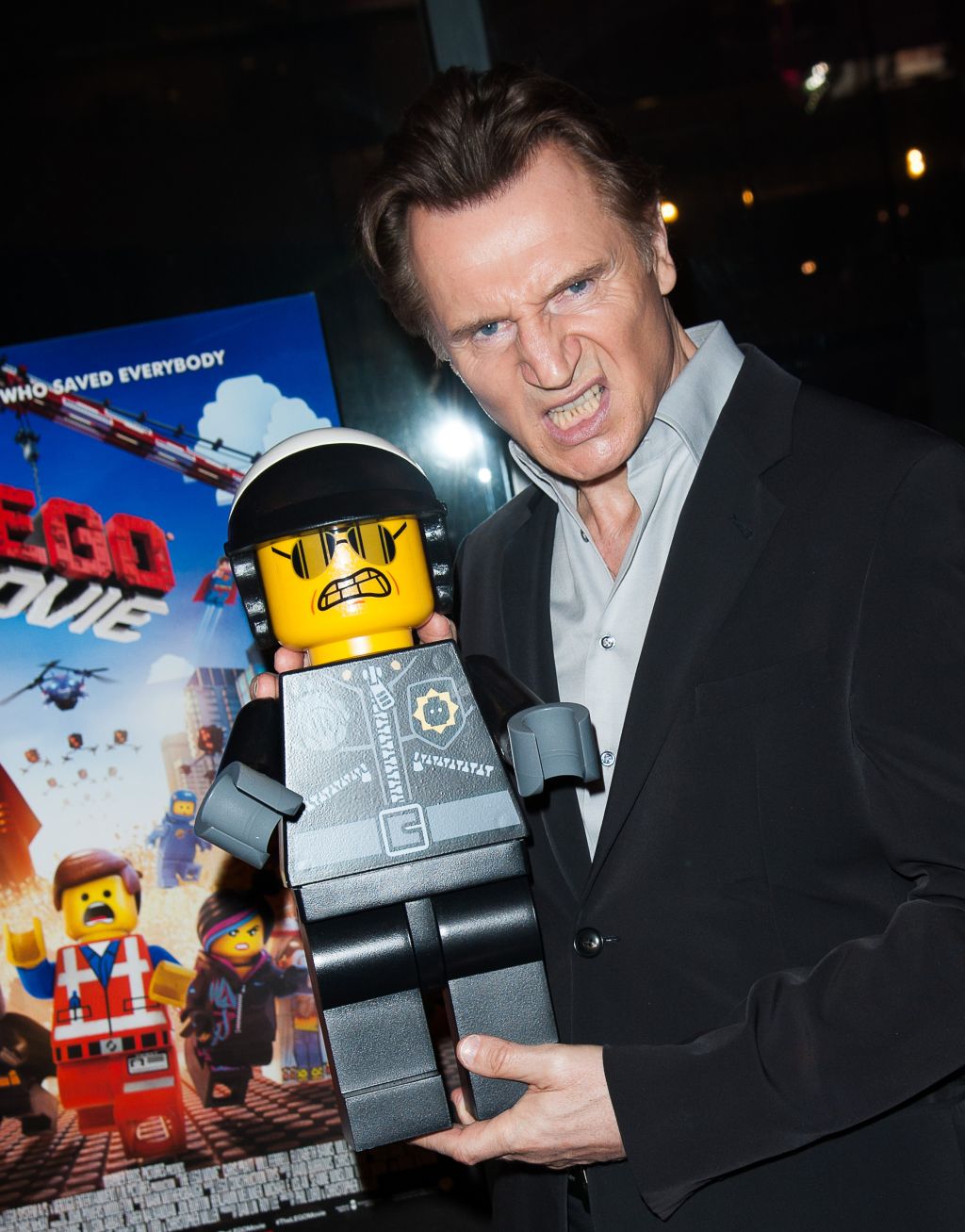 Liam Neeson lego movie screening