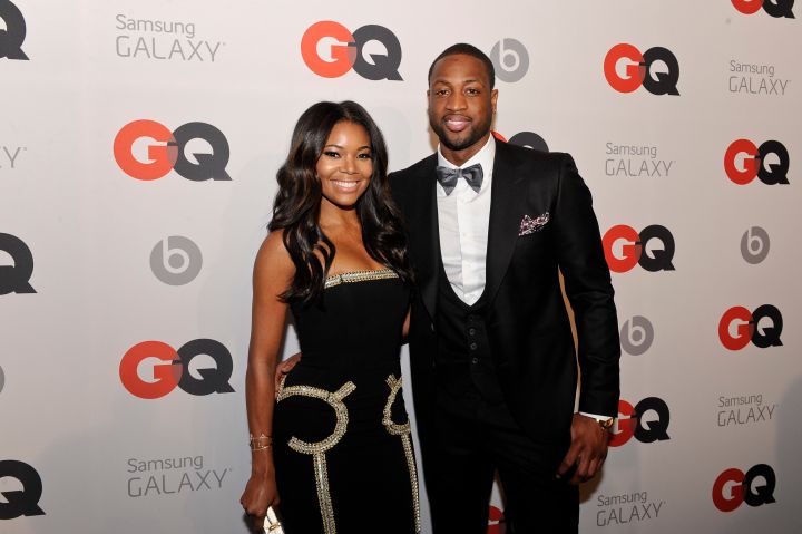 Gabrielle Union and Dwyane Wade at the GQ All-Star Party