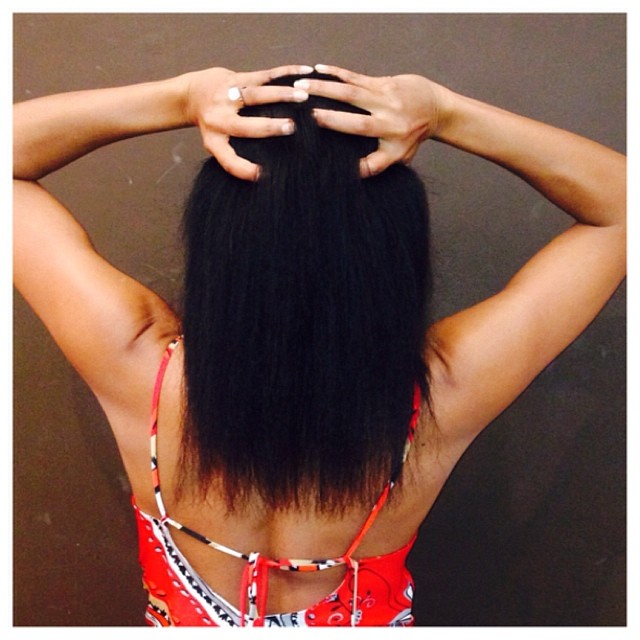 Gabby Union shows off her hang time