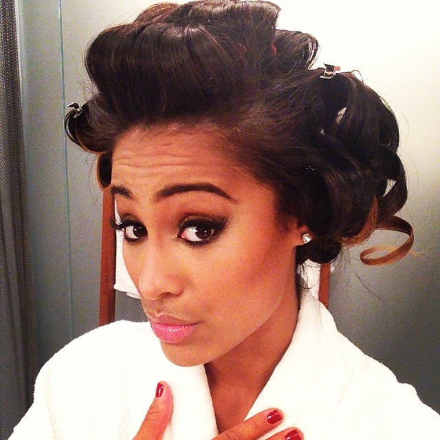 Skylar gives us her best smize and prettiest pink pout as she gets all dolled up.