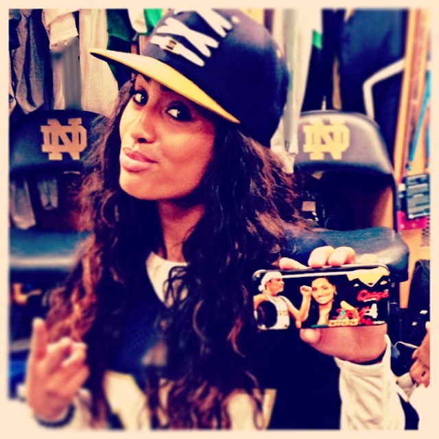 We love a pretty girl with cool accessories.