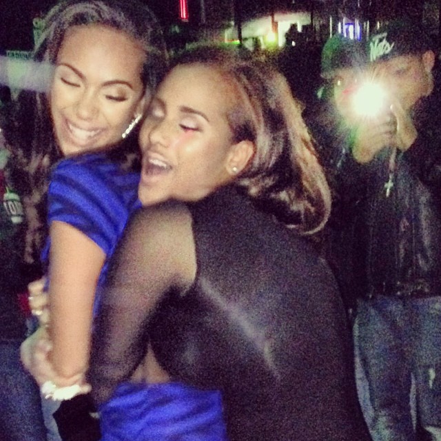 Cyn won’t let her girl out of her sight and we don’t blame her.