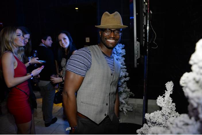 Taye Diggs was all smiles at Talent Resources Sports presents MAXIM Magazine’s “Big Game Weekend” sponsored by Philippe Chow and Patron Tequila in New York on Saturday.