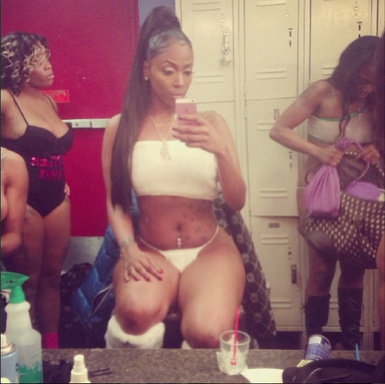 Kash Doll is trying to get on as rapper, a la Trina and Eve.