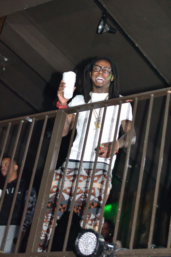 Lil Wayne parties it up for All-Star weekend in NOLA