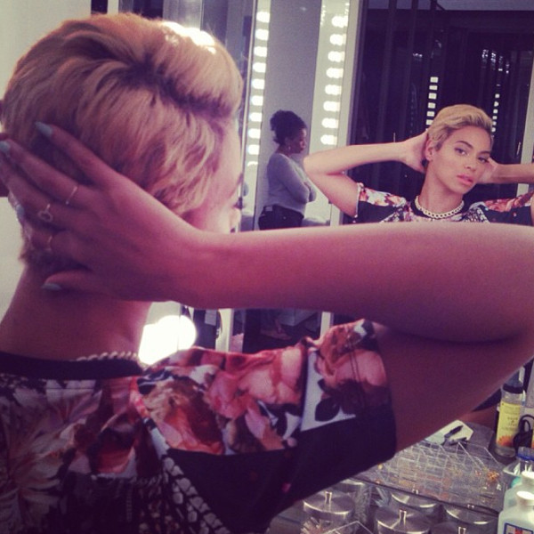 Beyonce’s pixie hair