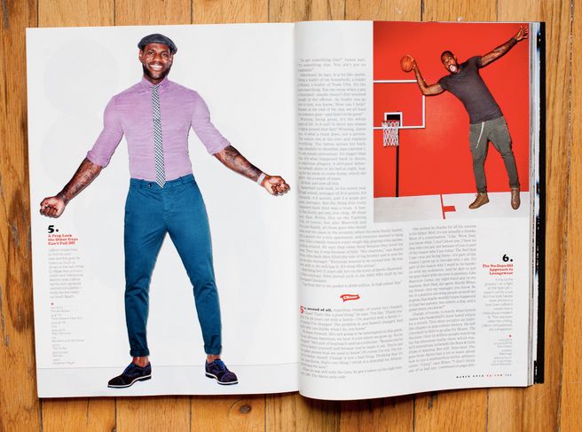 LeBron James poses for Terry Richardson.