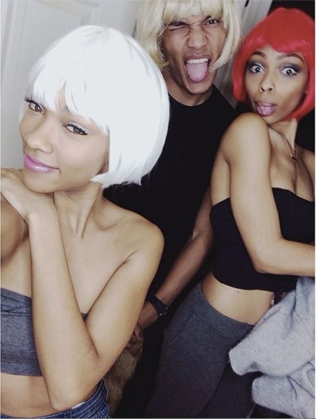 Bria channeling a little Storm from X-Men.