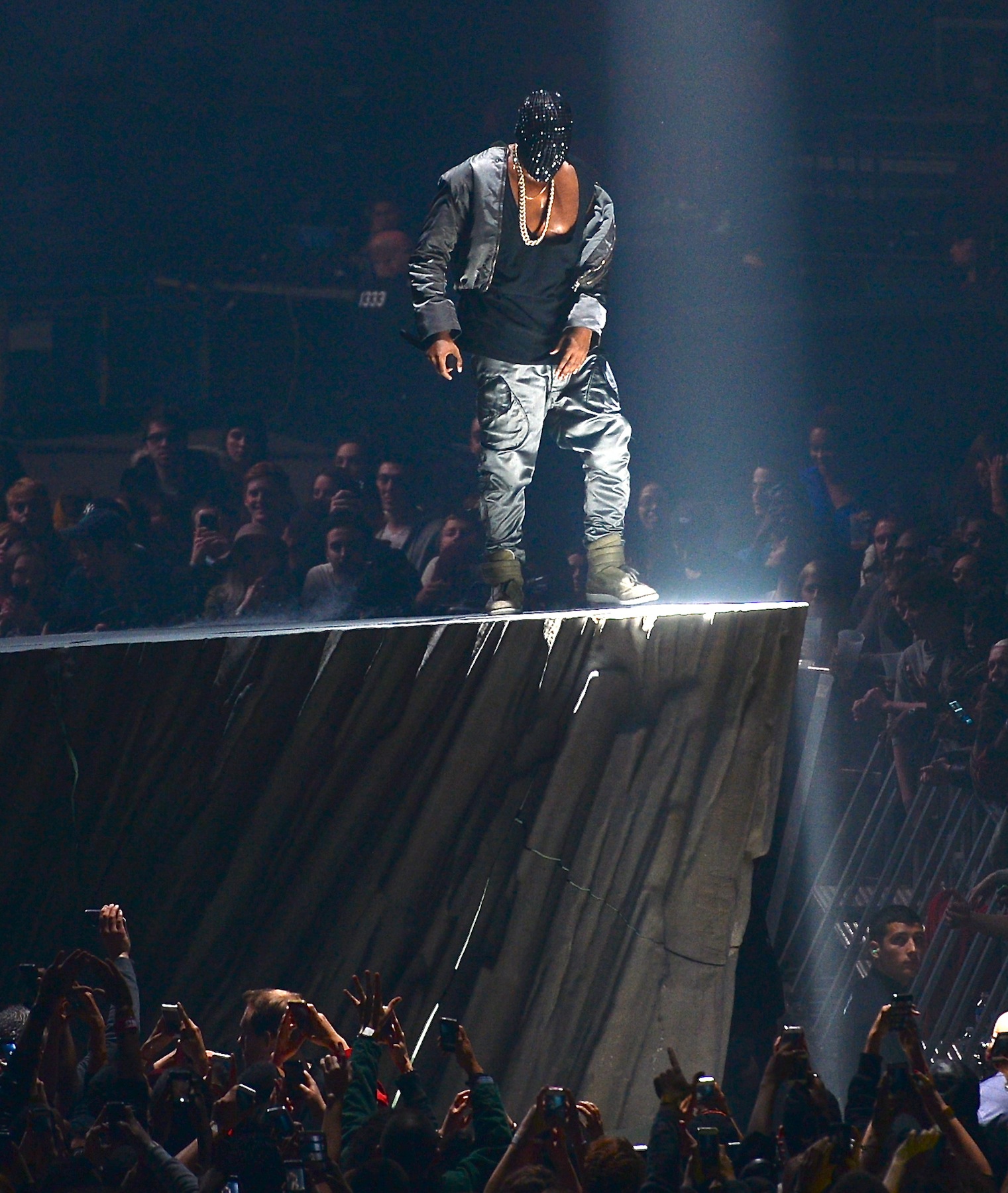 kanye west yeezus tour concert performance