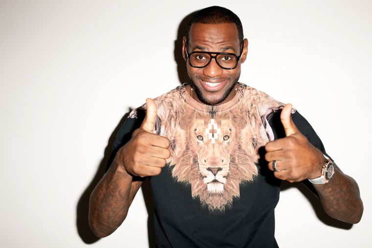 LeBron James poses for Terry Richardson and GQ.
