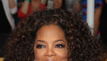oprah Winfrey purple dress