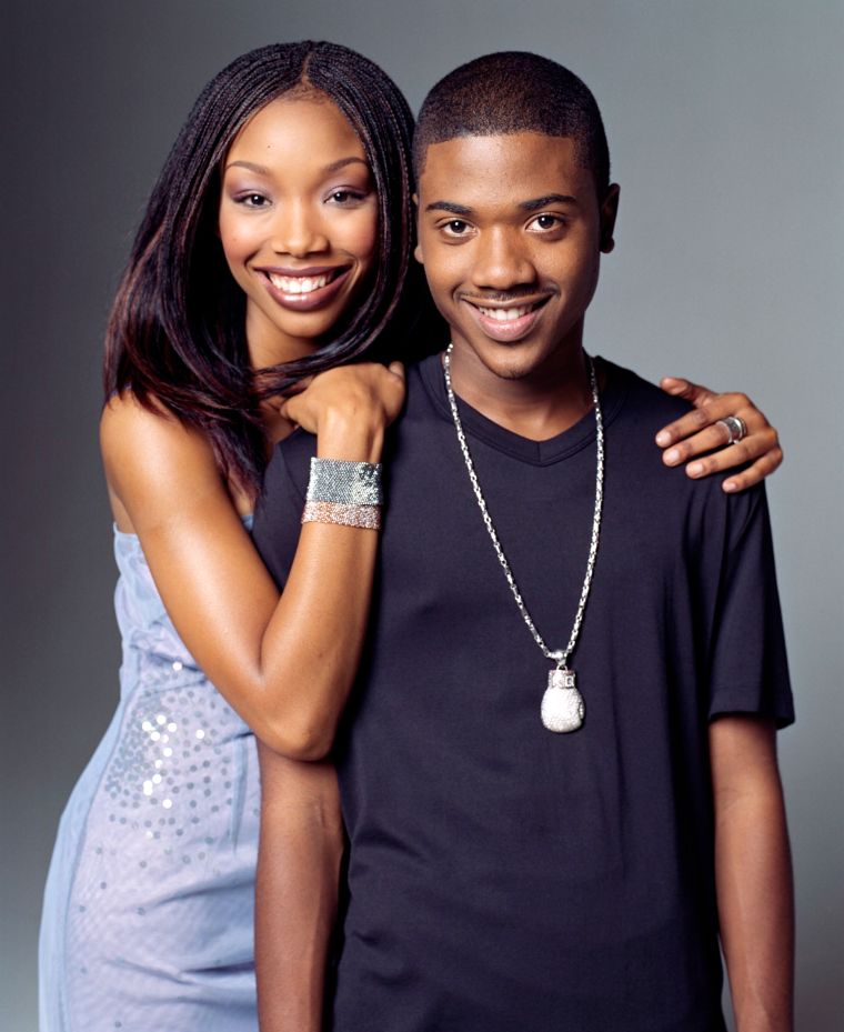 Ray J & Brandy On The Set Of “Moesha.”
