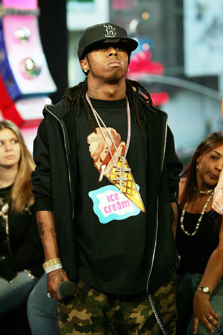 Lil Wayne Rocking Ice Cream.