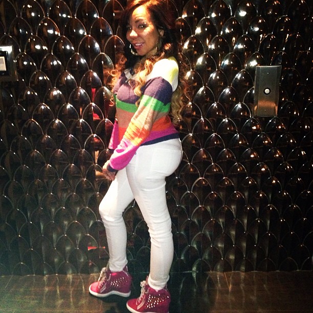 Tiny’s booty is perfection in white.