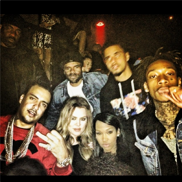 Khloe Kadashian Ditches Fashion Police Hits The Club With Rappers