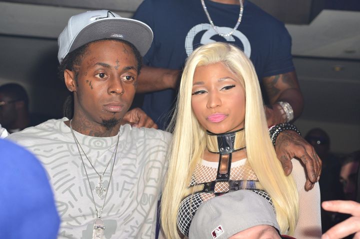 Nicki Minaj and Lil Wayne clubbing it up.