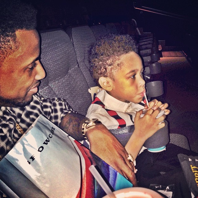 Prince Joso goes to the movies with his pops.