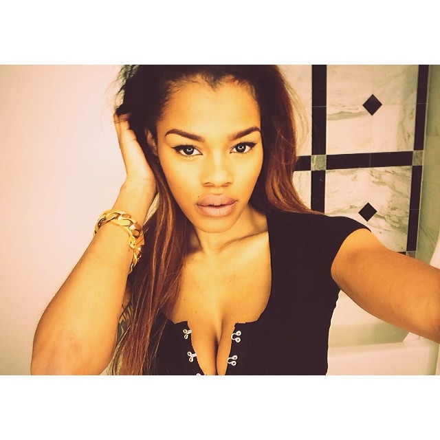 Teyana’s selfie game is on point!