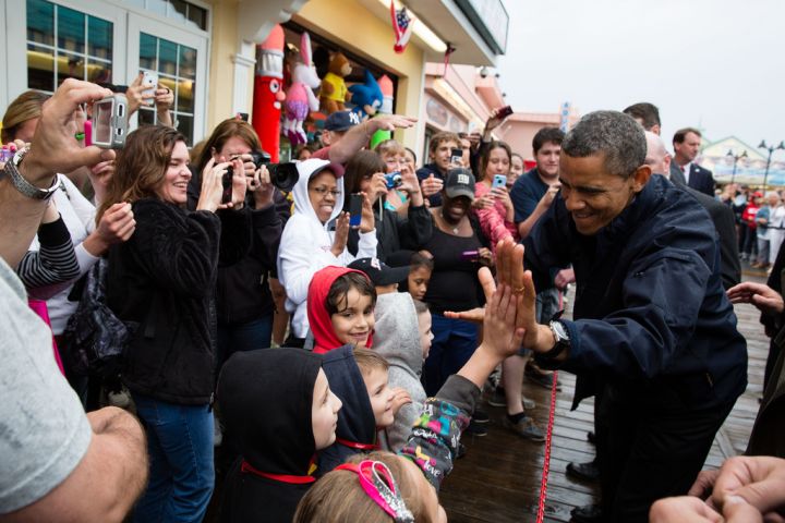 There’s nothing like high fives from the president.