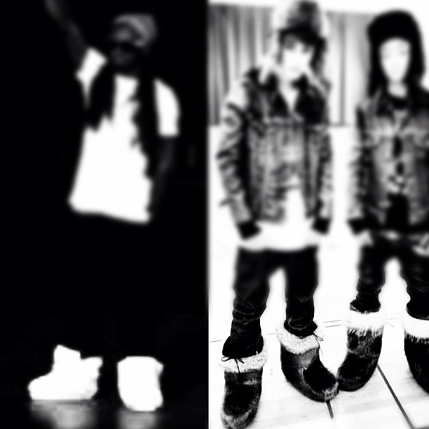 Caption: “Looks like Lil wayne liked our #swagboots”