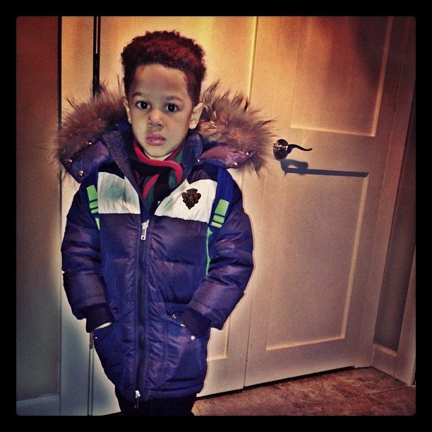 Prince Joso posts up for a quick photo in his winter gear.